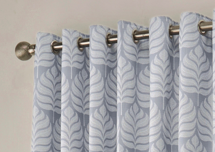 Horto Eyelet, Blue - Ready Made Curtains - Image 9